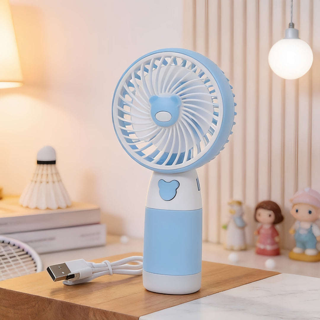 Ladies Portable Mini USB Fan with Animal Lion Design Kalsten