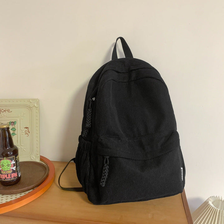 Textured Corduroy Backpack Kalsten