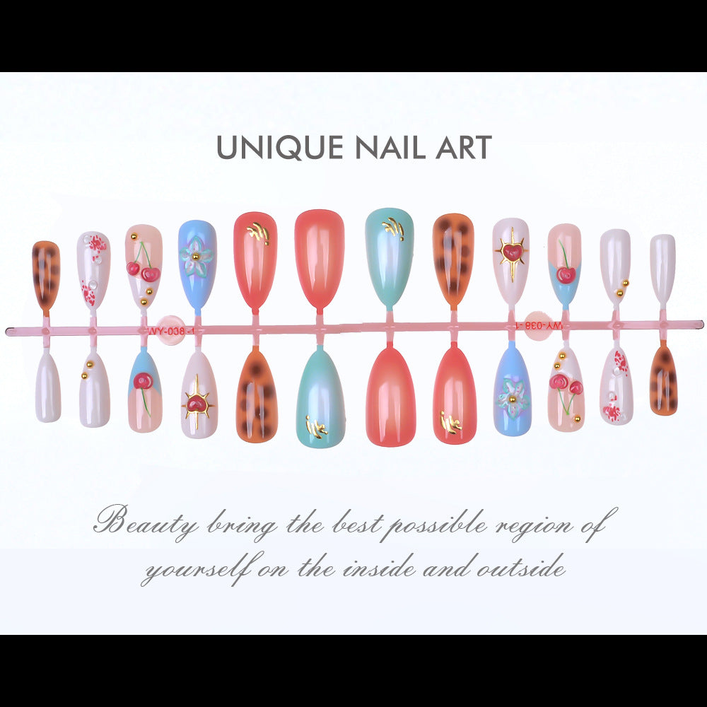 Elegant Decorative Press-On Nail Art Set Kalsten