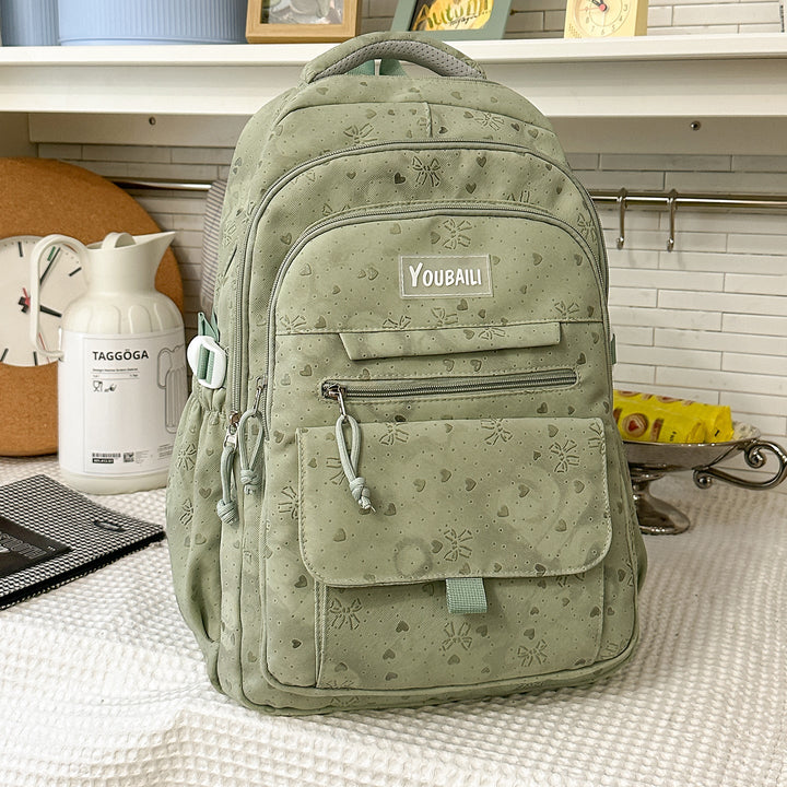 Fashion-Forward Patterned School Backpack