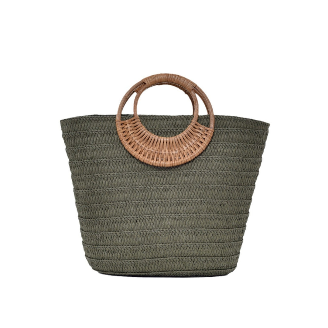 Handbag with Braided Handle Kalsten