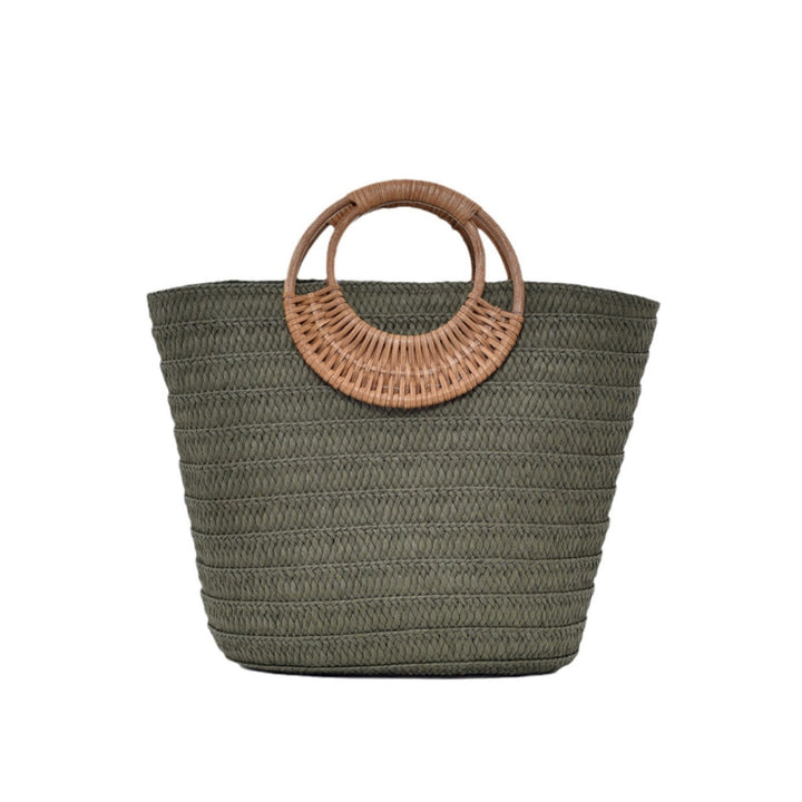 Handbag with Braided Handle Kalsten