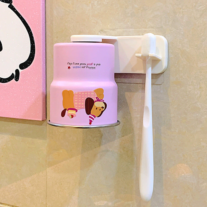 Wall-mounted toothbrush holder with playful animal design Kalsten