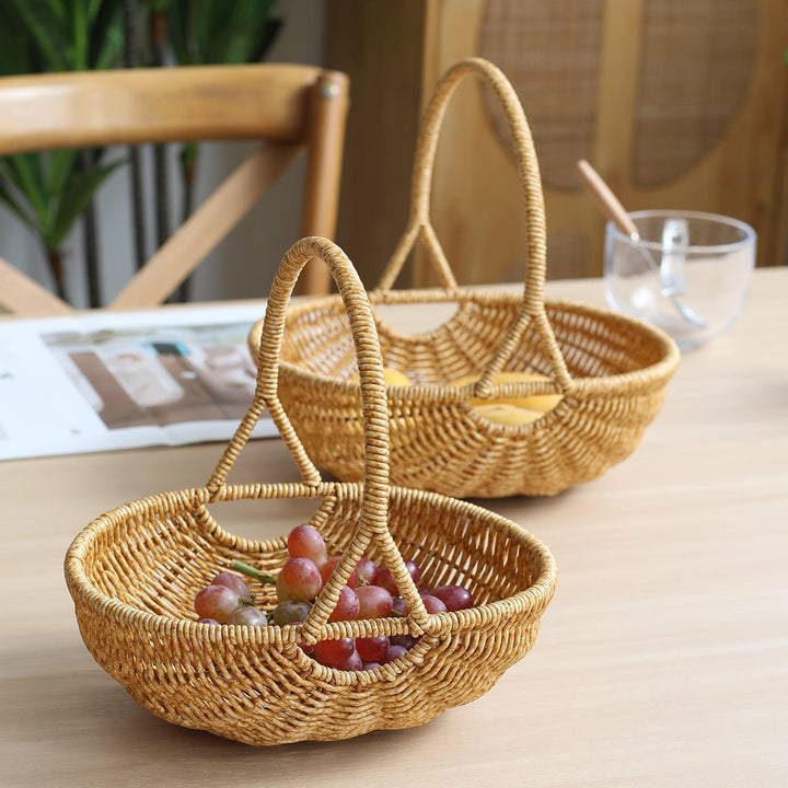 Handwoven Decorative Carrying Basket Kalsten