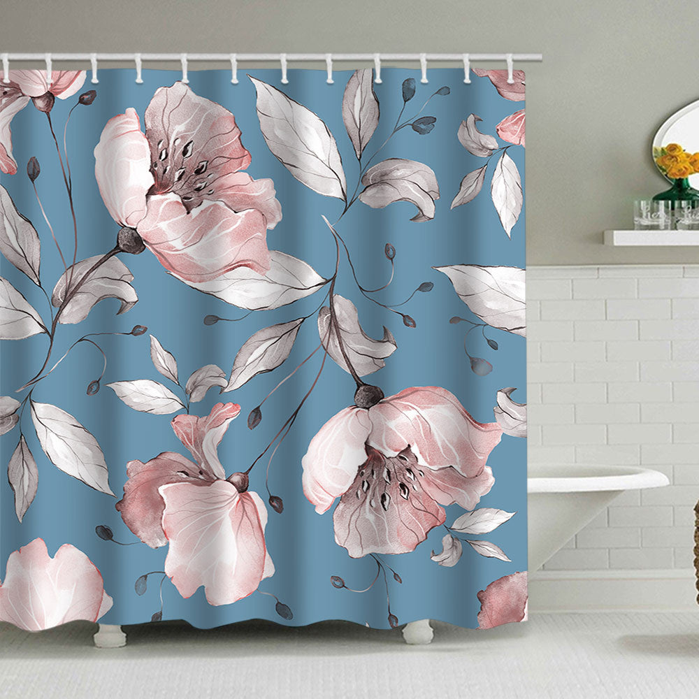 Floral Print Shower Curtain Kalsten