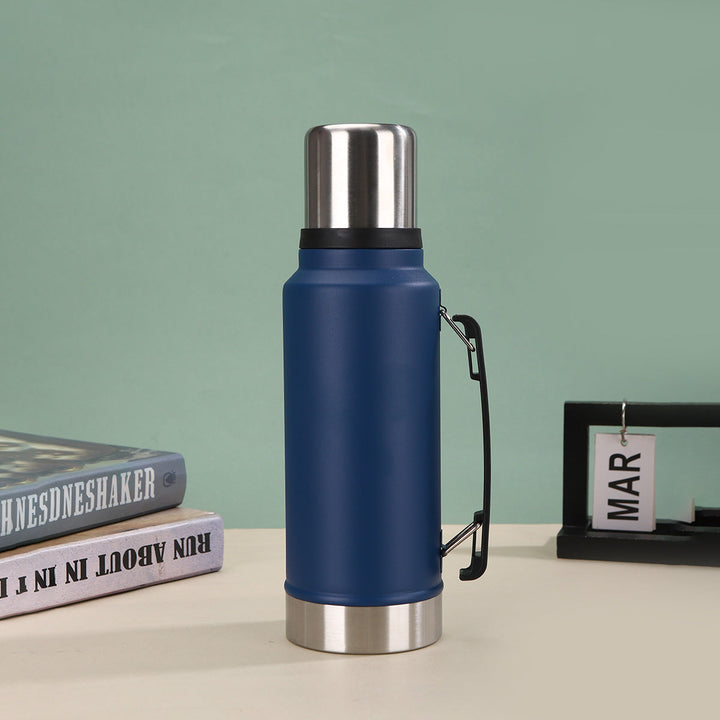 Unisex Insulated Stainless Steel Water Bottle with Carrying Handle Kalsten