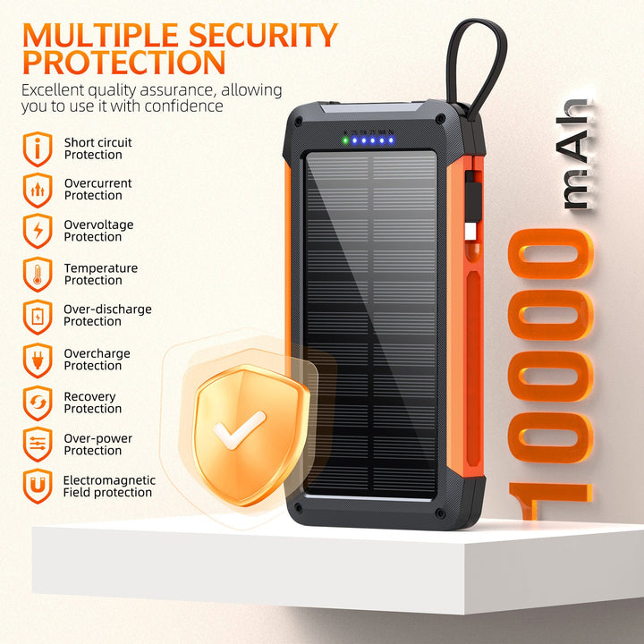 Solar Power Bank with Fast Charging from Kalsten