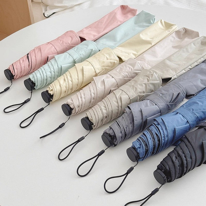 Women portable folding umbrella with wind-resistant mechanism Kalsten