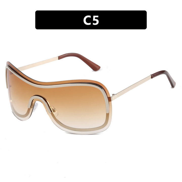 Women's sporty oversized sunglasses with elegant design Kalsten