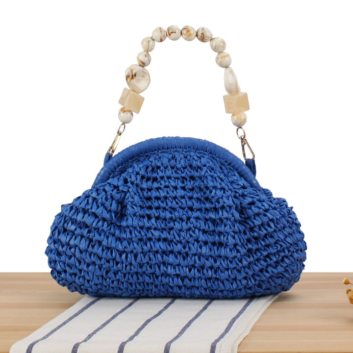 Handbag with innovative bead handle Kalsten