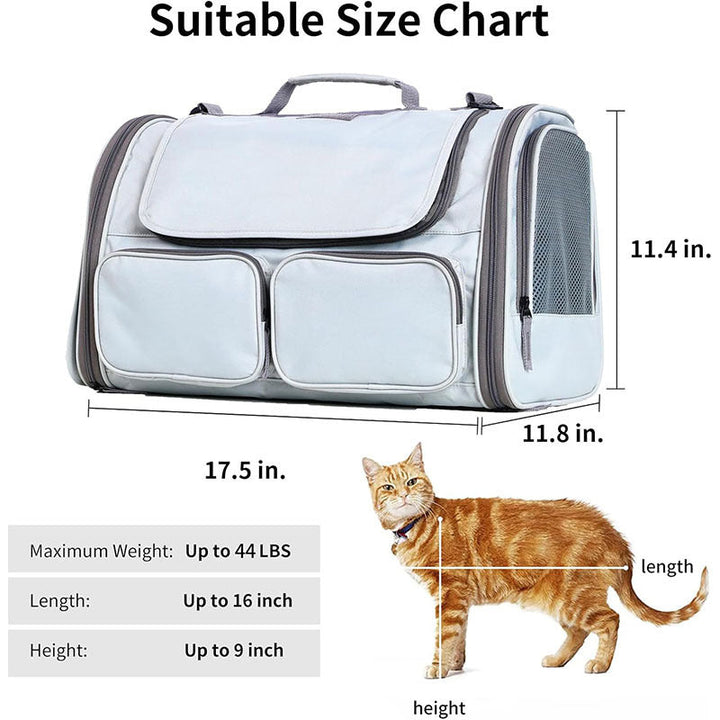 Pet Carrier Bag with Breathable Mesh Panels Kalsten