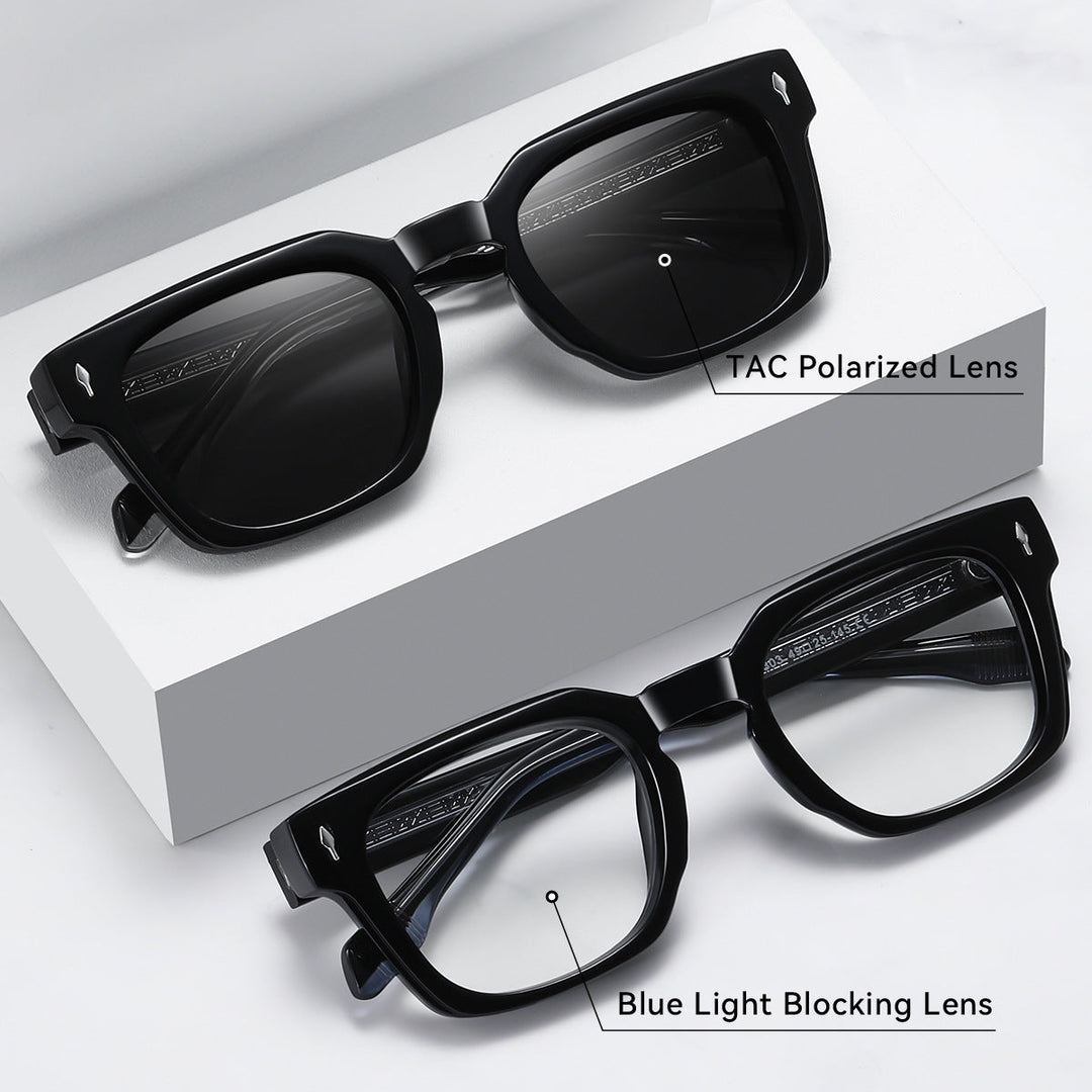 Women's fashionable sunglasses with square frame and gradient lenses Kalsten