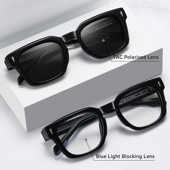 Women's fashionable sunglasses with square frame and gradient lenses Kalsten