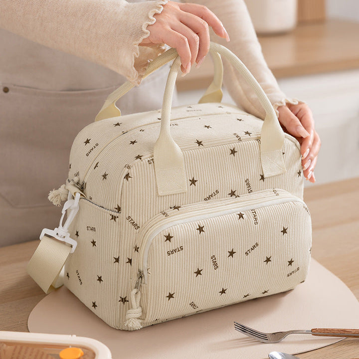Insulated Cherry Print Lunch Bag Kalsten