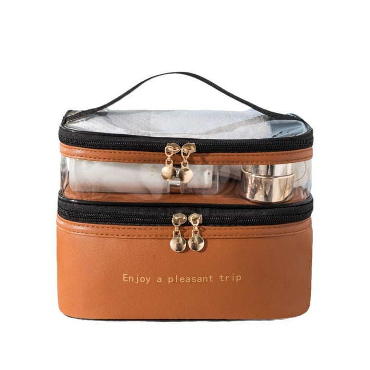 Dual-Layer Transparent Cosmetic Organizer Kalsten