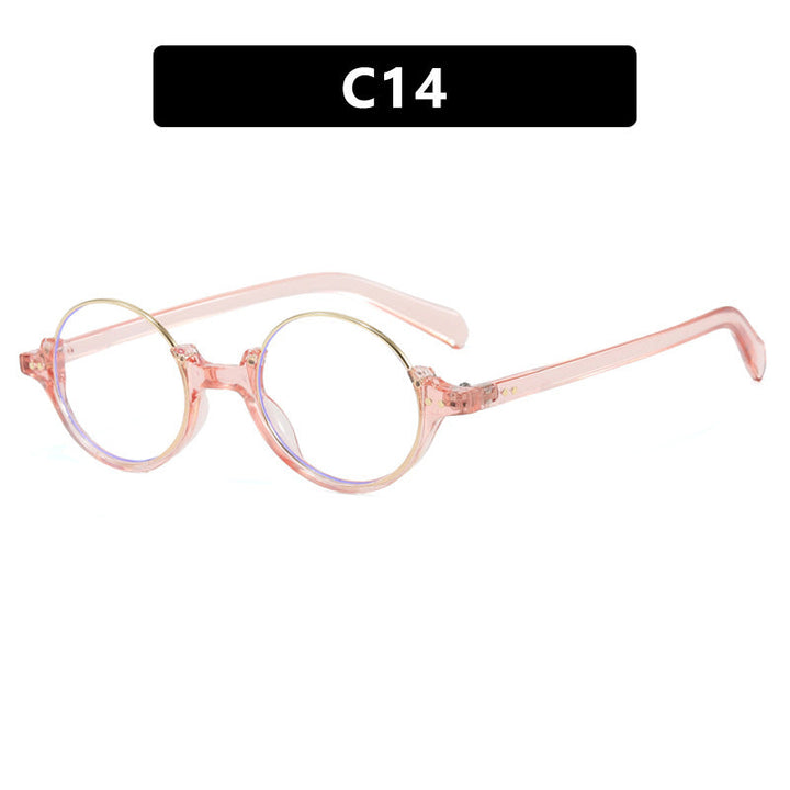 Women's round sunglasses with elegant plastic frame Kalsten