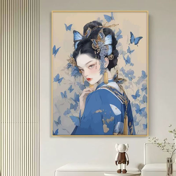 Elegant Butterfly-Themed Canvas Art Print Kalsten