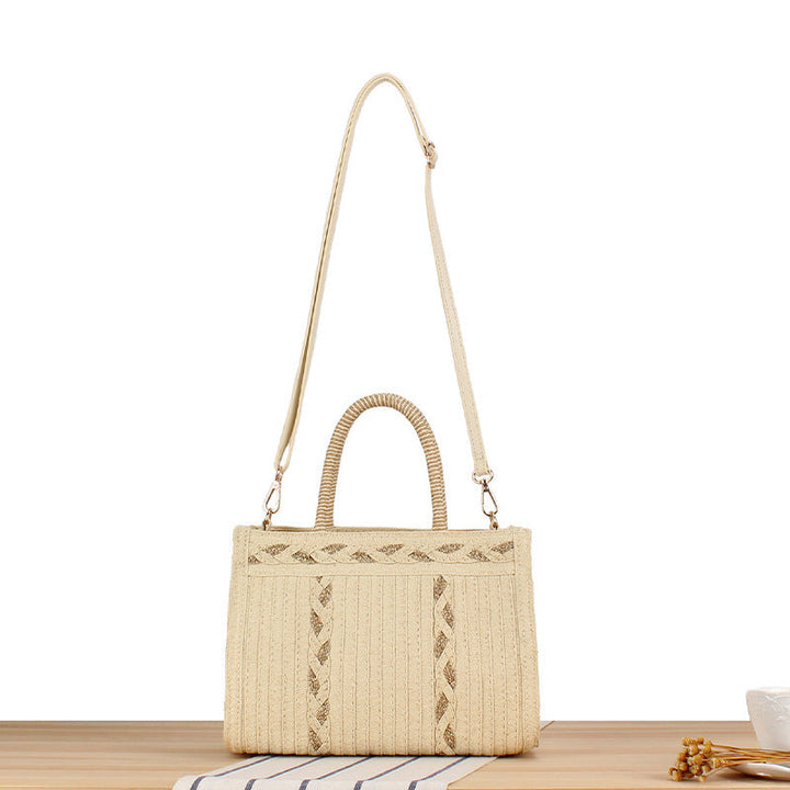 Stylish handbag with artistic ribbed design Kalsten