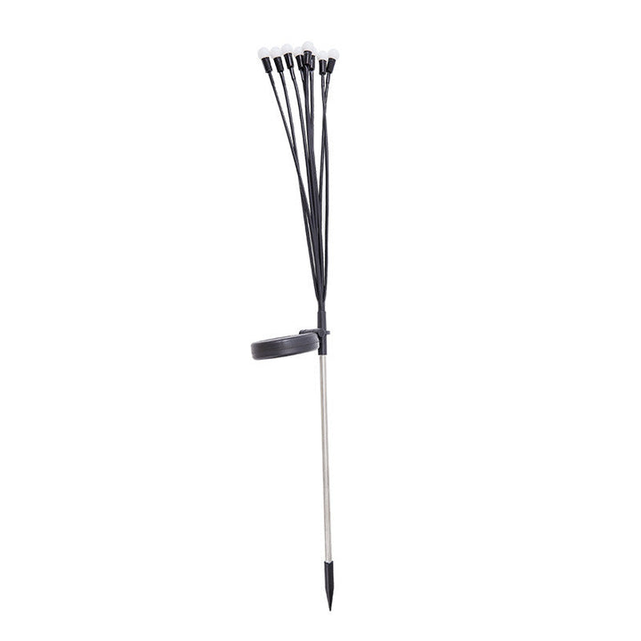 Solar LED Dandelion Garden Stake Lights With Flexible Multi-Head Stems And Integrated Solar Panel Kalsten