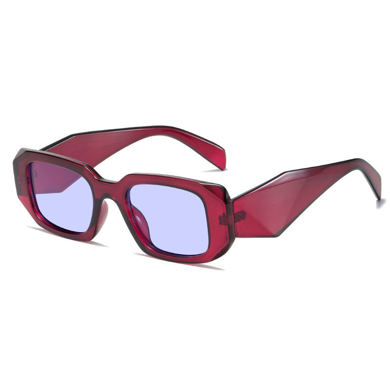 Women’s square designer sunglasses with modern accented frame Kalsten