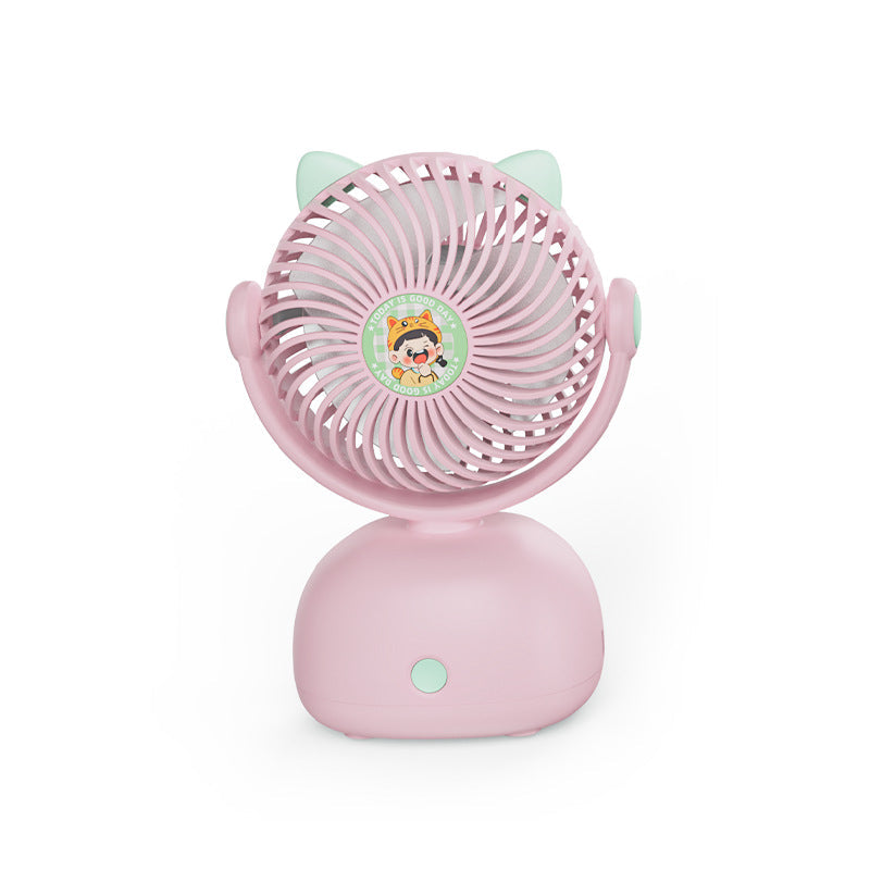Unisex Portable Mini Fan with Cute Cat Design Kalsten