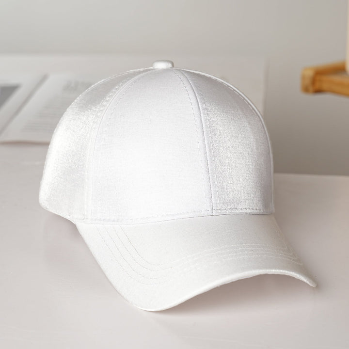 Women's Sporty Satin Baseball Cap Kalsten