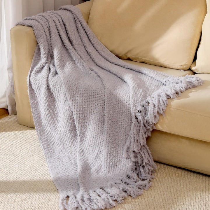 Soft Textured Throw Blanket Kalsten