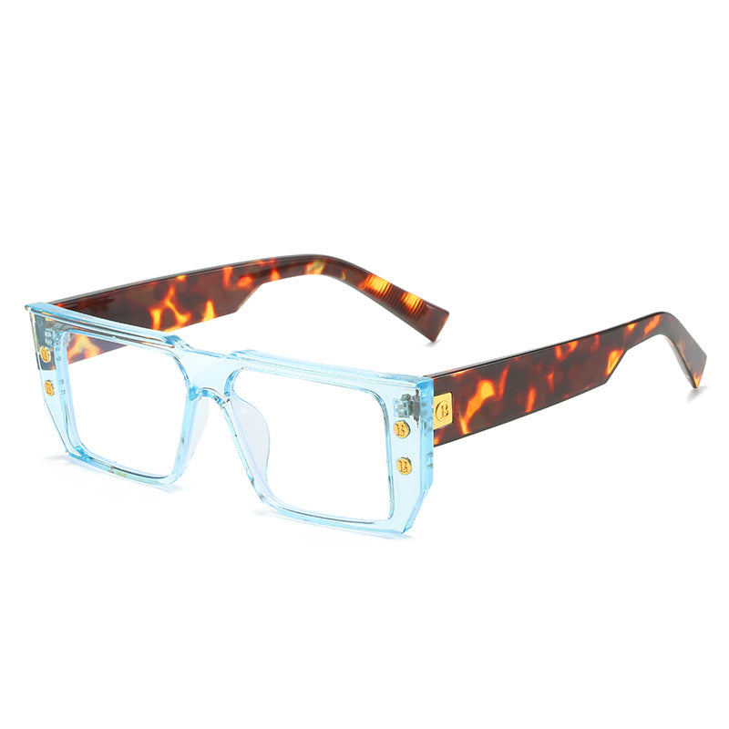 Women's fashionable clear glasses with golden accents Kalsten