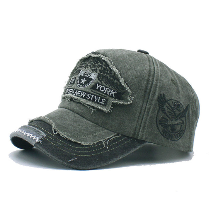 Men's Distressed Denim Cap Kalsten