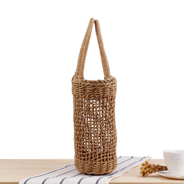 Braided Tote Bag Made of Natural Material Kalsten