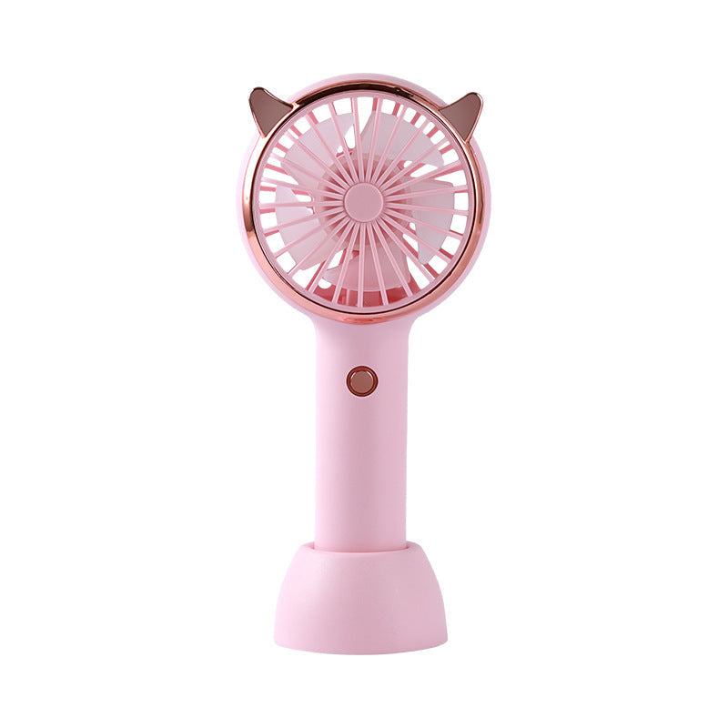 Women's portable hand fan with cat ears Kalsten