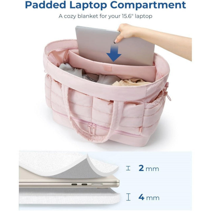 Multifunctional padded tote bag Kalsten