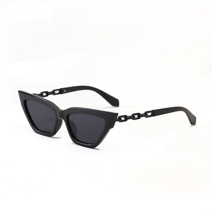 Women's Cat-Eye Sunglasses with Luxurious Chain Frame Kalsten