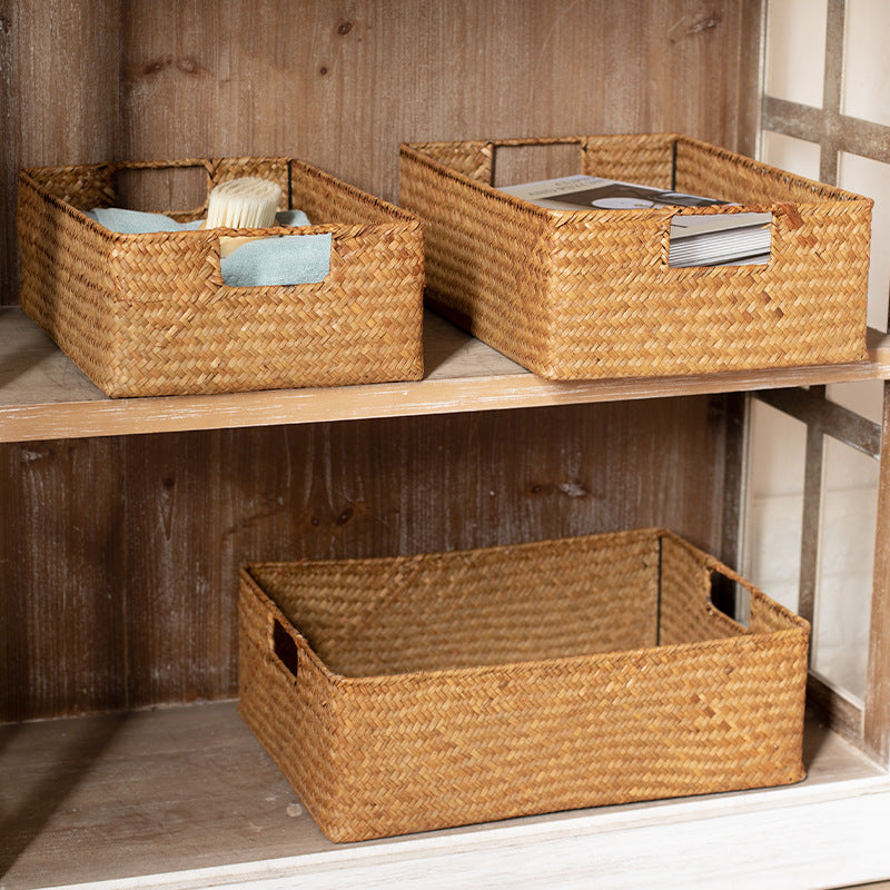 Natural Woven Storage Bin Kalsten