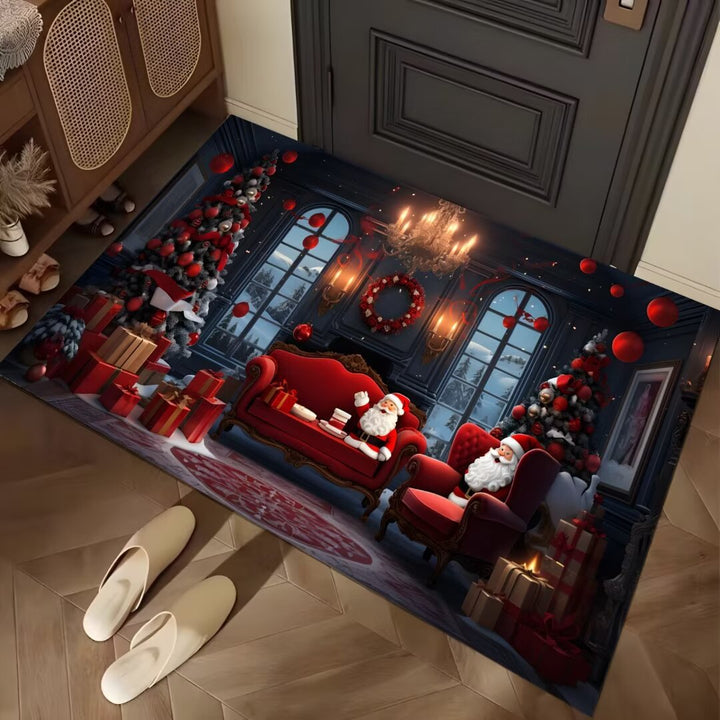 Festive Winter-Themed Entrance Mat Kalsten