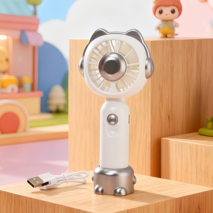 Women Portable Table Fan in Playful Bear Design Kalsten