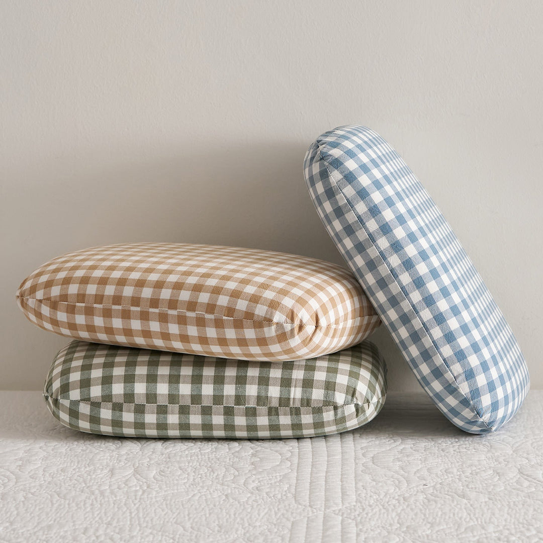 Comfort Pillow with Checked Design Kalsten