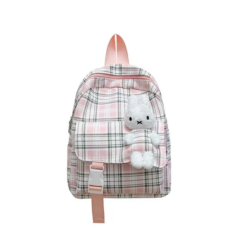 Plaid Patterned Backpack Kalsten