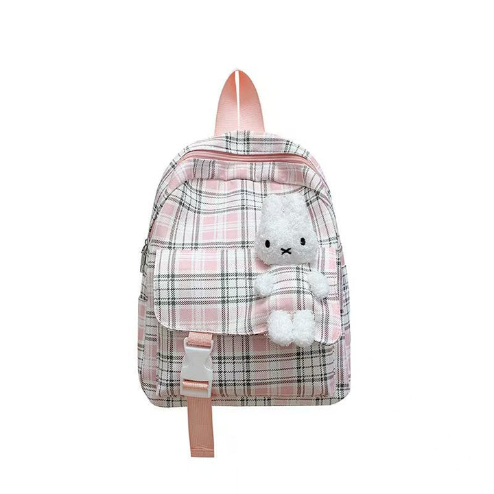 Plaid Patterned Backpack Kalsten
