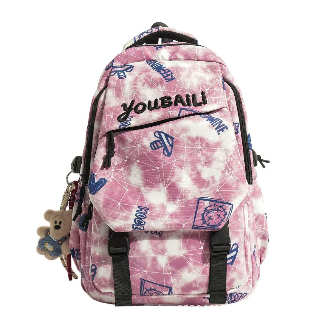 Trendy Graphic Print Backpack Kalsten