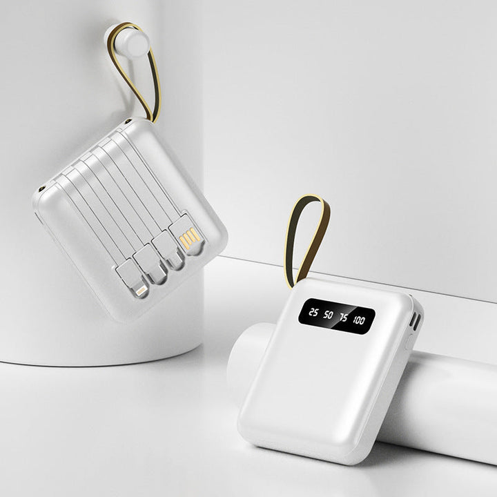 Multifunctional Power Bank with Integrated Cable System Kalsten