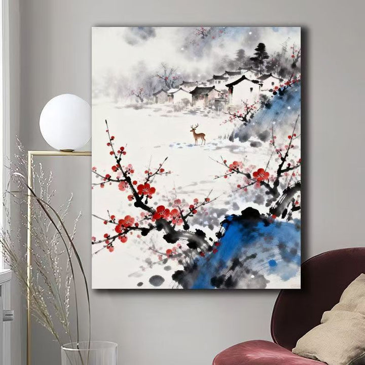 Nature Scene Watercolor Canvas Art Kalsten