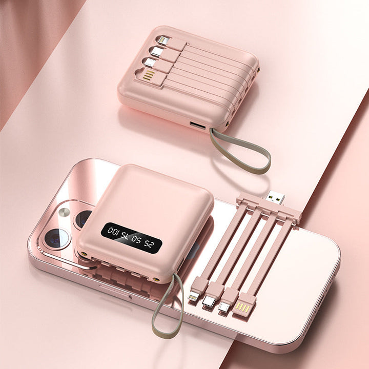 Multifunctional power bank with integrated charging cable Kalsten