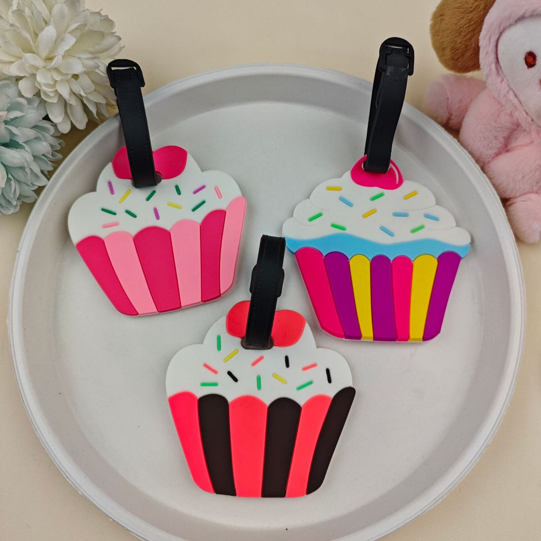 Unisex Luggage Tag in Cupcake Design Kalsten