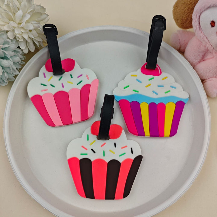 Unisex Luggage Tag in Cupcake Design Kalsten