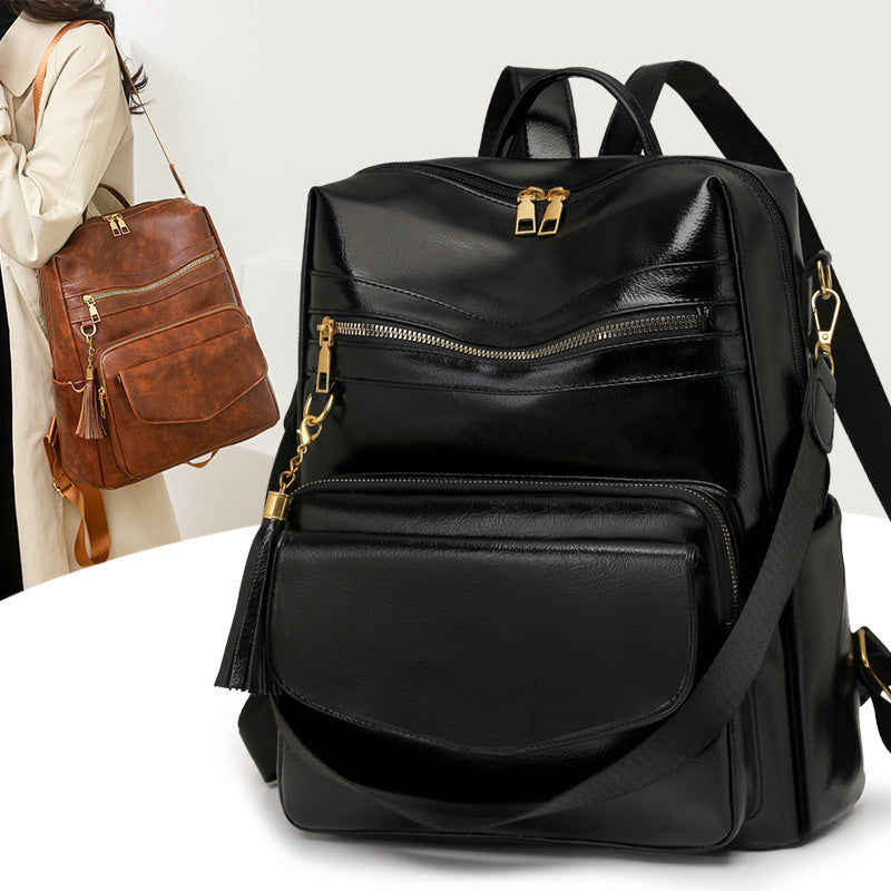 Multifunctional Stylish Leather Backpack Kalsten