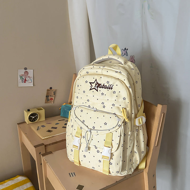 Star-Embellished Adventure School Backpack