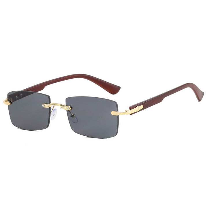 Ladies fashionable square sunglasses with exquisite gold frame Kalsten