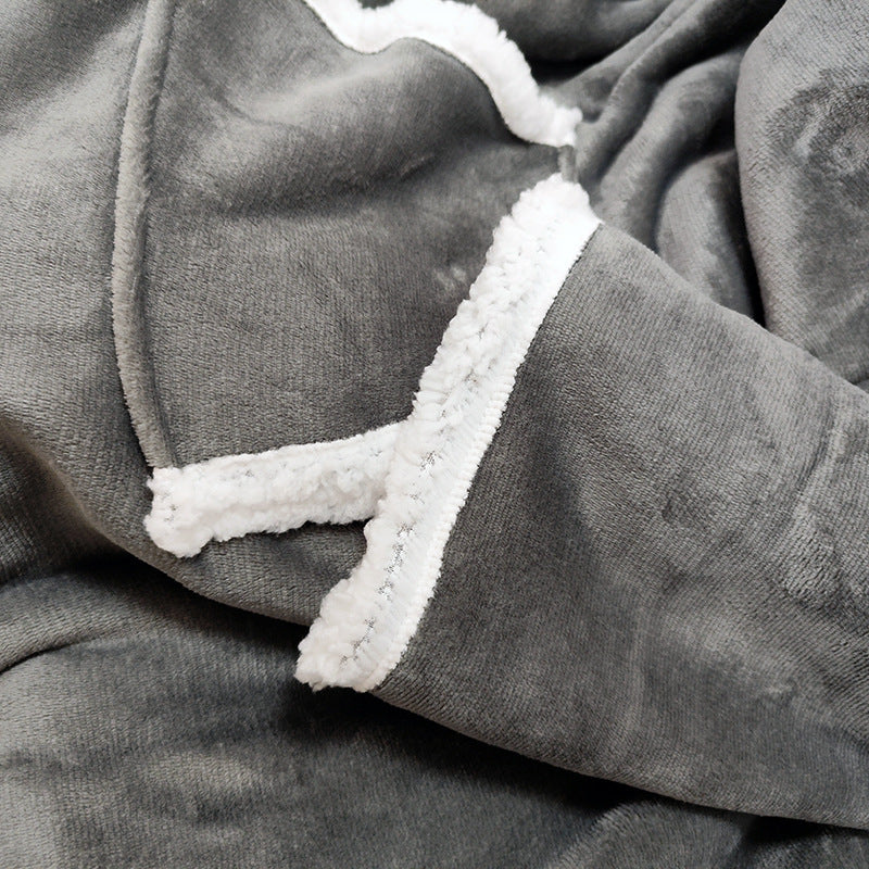 Women Cozy Oversized Poncho made of soft fleece Kalsten
