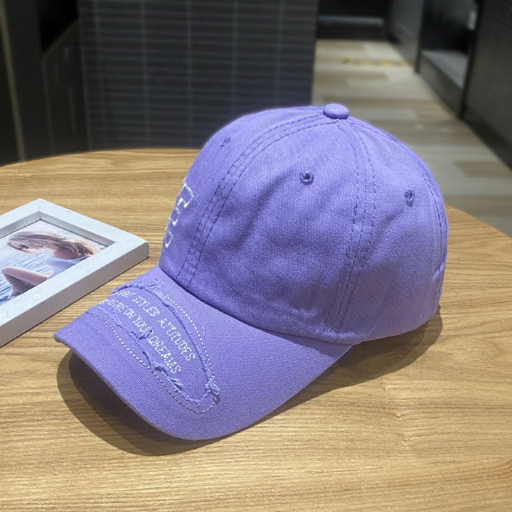 Women's Distressed Casual Denim Cap Kalsten